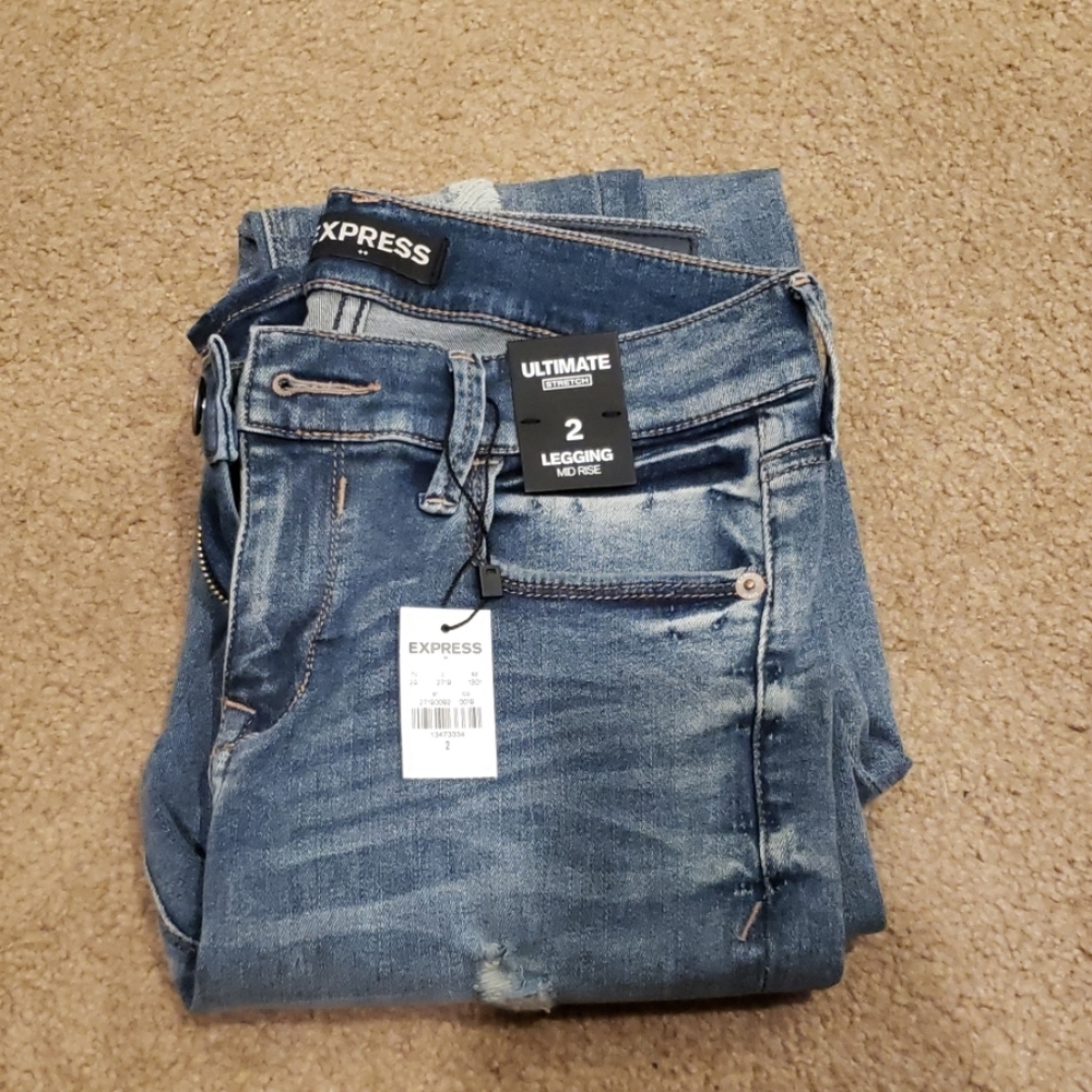 Mid rise jeggings